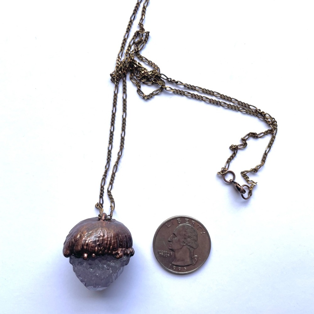 Copper Spirit Quartz Necklace